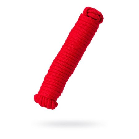 Rope for a bondage, textiles, red color, 1000 cm-1