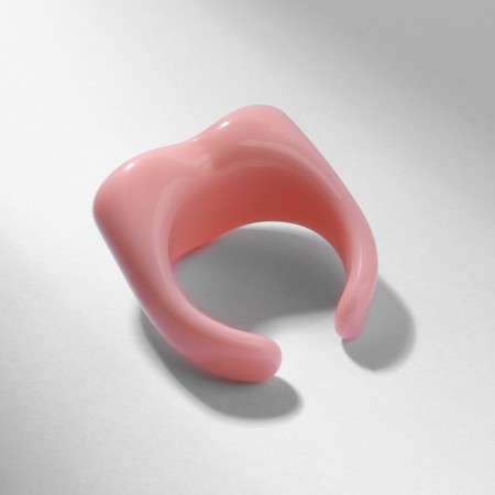 Ring "Paw", the color is pink-yellow, dimensionless-1