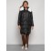 Coat insulated winter female, size 56, black color