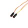 Indicator LED F8 12 V, with wire, red