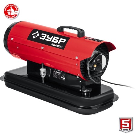 Diesel thermal cannon of bison dp-k8-20, 220 V, 20,000 watts, 300 m3/h, direct heating-6