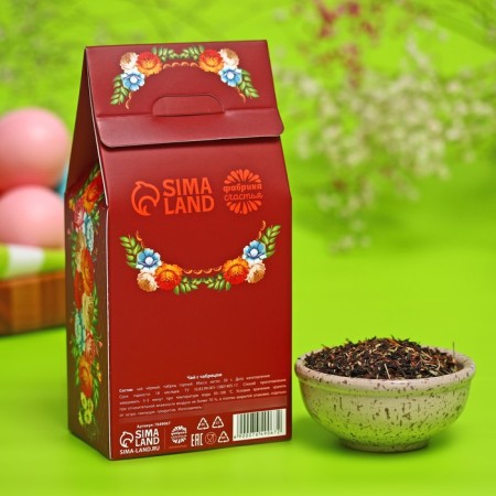 Black tea "HB" with thyme, Easter, 50 g.-2