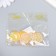 Decor for creativity Plastic "Rain" holography orange set 6 pcs 2.5x2.5 cm