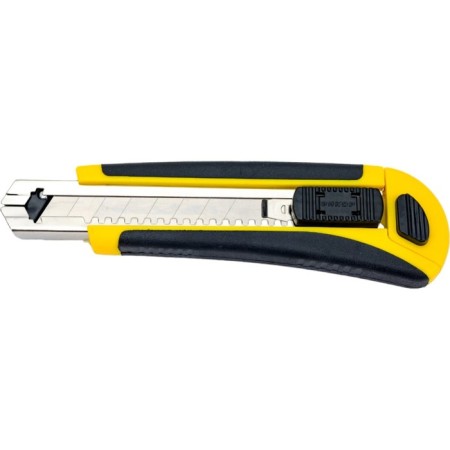 Universal Encor 9665 knife, metal guide, rubberized hilt, 18 mm