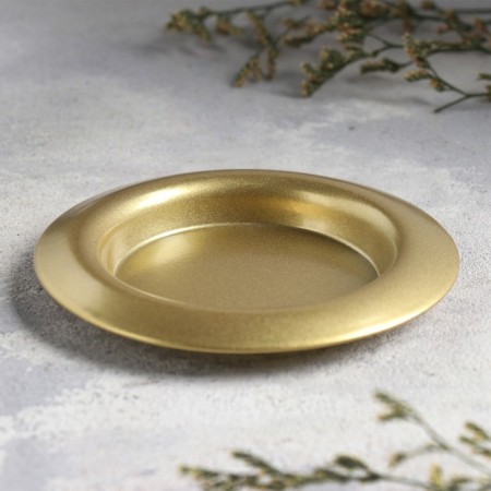 Cup "Cup 94" metal per candle, 9.4x1.2 cm, gold-1