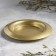 Cup "Cup 94" metal per candle, 9.4x1.2 cm, gold
