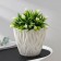 Kashpo for flowers with an insert "Inspiration", 3 l, white color