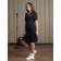 Women's dress "cat", size 44, black color