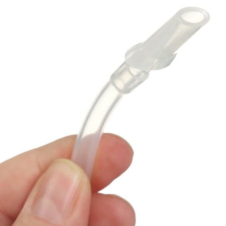Children's nasal aspirator with 2 replaceable nozzles, in a container, pink color-16
