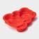 Baking uniform "Bear", silicone, 17.5 × 15 × 3 cm, color mix
