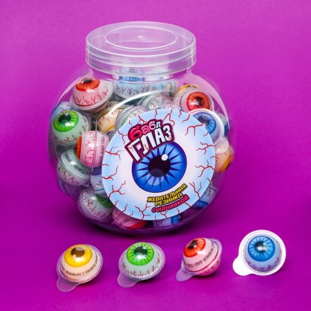Chewing gum "Babb eye" with filling, 12 g-1