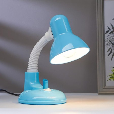 Table lamp on a stand 1x40W E27 cord 0.85m blue-1