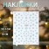 Nail stickers 10.2*8cm Snowflakes Z-D4656 POLYUB SAME QF