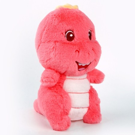 Soft toy "dinosaurus", 25 cm, pink color-3