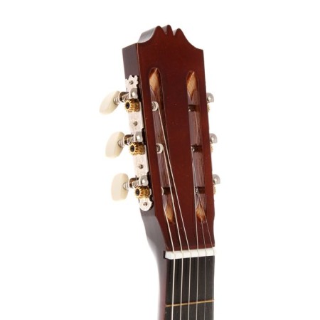 Acoustic guitar is 6 string, Menz. 650mm, strings metal, head with grooves-1