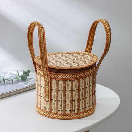 Basket for storage of the shares Nature, 16 × 16 × 13, bamboo