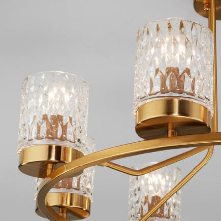 Ceiling chandelier with textured ceilings Calle, 40W, E27, 75x75x42 cm-3
