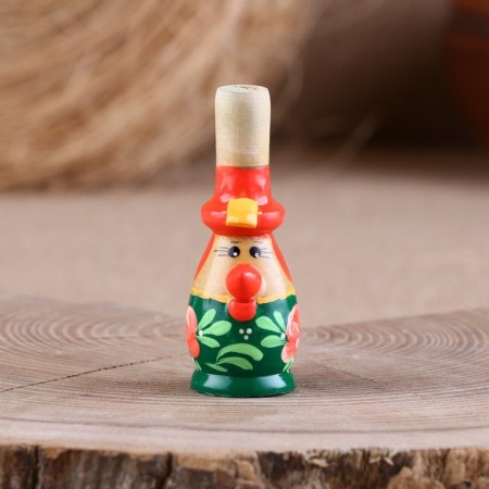 Whistle "Cockerel", birch bark, mix-4