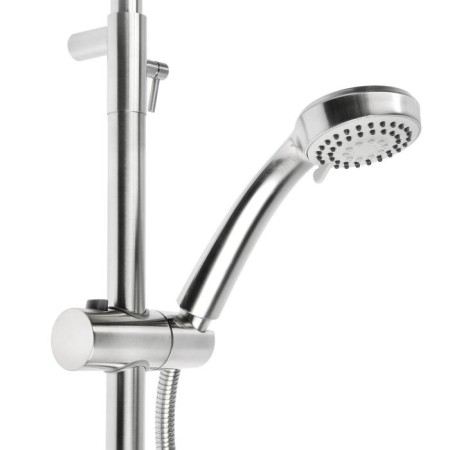 Shower system Accoona A83103-2, with a tropical shower, stainless steel, chrome-2
