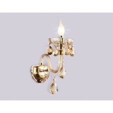 Wall classic lamp with crystal Ambrella Light, Classic, TR4912, 1HE14, Color Gold