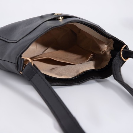 Bag Cross-Bodi on magnet, black color-4