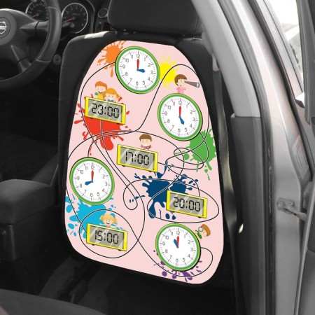 Car cape capture CARTAGE HAVE TIME, PVC, 60 x 45 cm, euro suspension-6