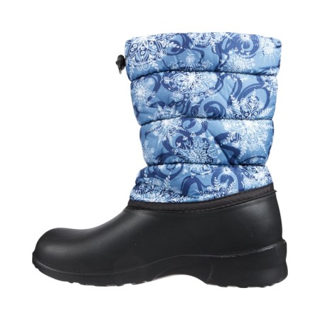 Combined boots with a latch, artificial fur, size 40, color mix-9