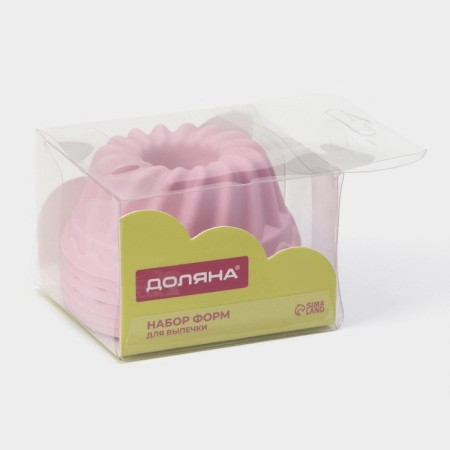 A set of baking shapes “fingers lick”, silicone, 6 pcs, 7 × 3 cm, color mix-9