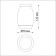 Gent lamp, 1x9W GU10, IP44, white color