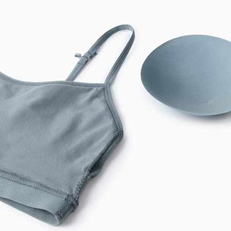 Feminine busting, gray-green color, size 46 (m)-5
