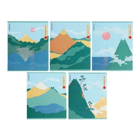 Notebook of 48 sheets in the Erichkrause Ceal "Find a cat", matte lamination, cover coated cardboard, offset unit, mix
