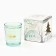 Gel candle in a glass with a decor inside "Flower" 5 x 5 x 6 cm