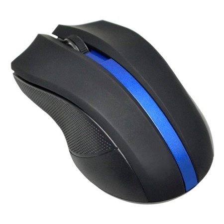 Mouse call 615MW black/blue optical (1200DPI) wireless USB for laptop (3but)-3