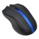 Mouse call 615MW black/blue optical (1200DPI) wireless USB for laptop (3but)