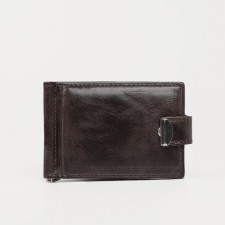 Build clip on the button, brown color