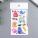 Tattoo on the body color "animals in space" mix 12x7.5 cm