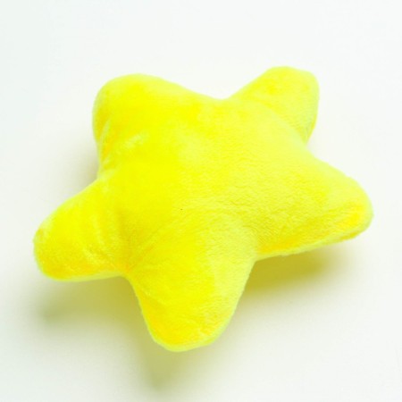 Dog toy "Star" 15 cm, yellow-2