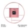 Watch Wall Interior "Classics", silent, d-35 cm, pink, aa