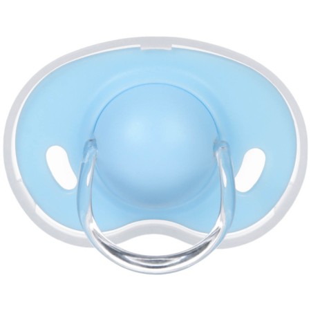 Object-dummy classic, silicone, +3 months, with a cap, mix for a boy M&B-2