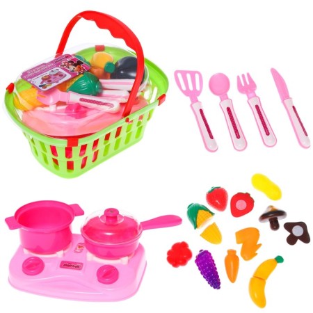 Game set "Basket with products", Minnie Mouse