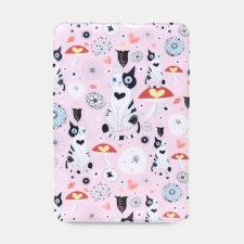Cover for travel ticket, pink color