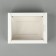 Folding box with a plastic lid "White", 11.5 x 9 x 4 cm