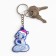 The keychain "New Year will give a fairy tale", 3.7 x 5.5 cm