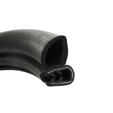 Doors seal in a car, o-shaped, with a metal core, 5 m, black-2