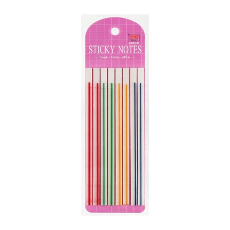 Block-filling with a sticky edge plastic 20l x 8 pieces, fluor strip, 140mm x 6mm Calligrata 105326-2