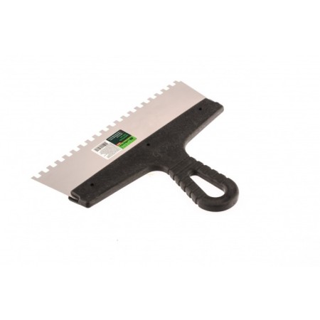 Spatula SIBRTTS 85465, 6x6 mm tooth, stainless steel, plastic handle, 250 mm-1