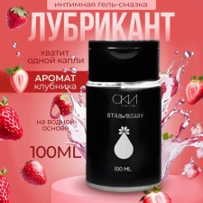 Intimate lubricant strawberries, water-based gel lubrication, 100 ml of oka-chpoki