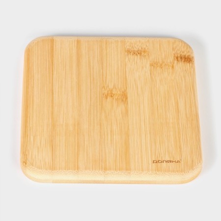Bamboo shade for serving a bamboo, 16 × 16 cm, square, bamboo-5