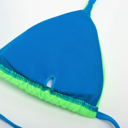 Swimsuit female separate minaku Blue/green color, size 44-6