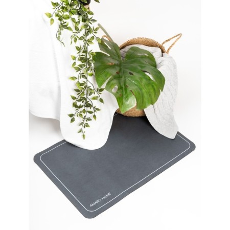Amaro Home mat for the bathroom, absorbing effect, 40x60 cm, color wet asphalt-10